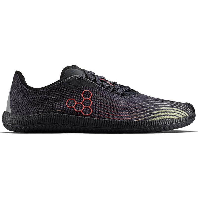 Vivobarefoot PRIMUS FLOW WOMENS OBSIDIAN/CHERRY TOMATO