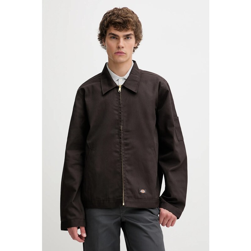 Dickies Bunda Dickies M Unlined Eisenhower Jacket Rec Dark Brown