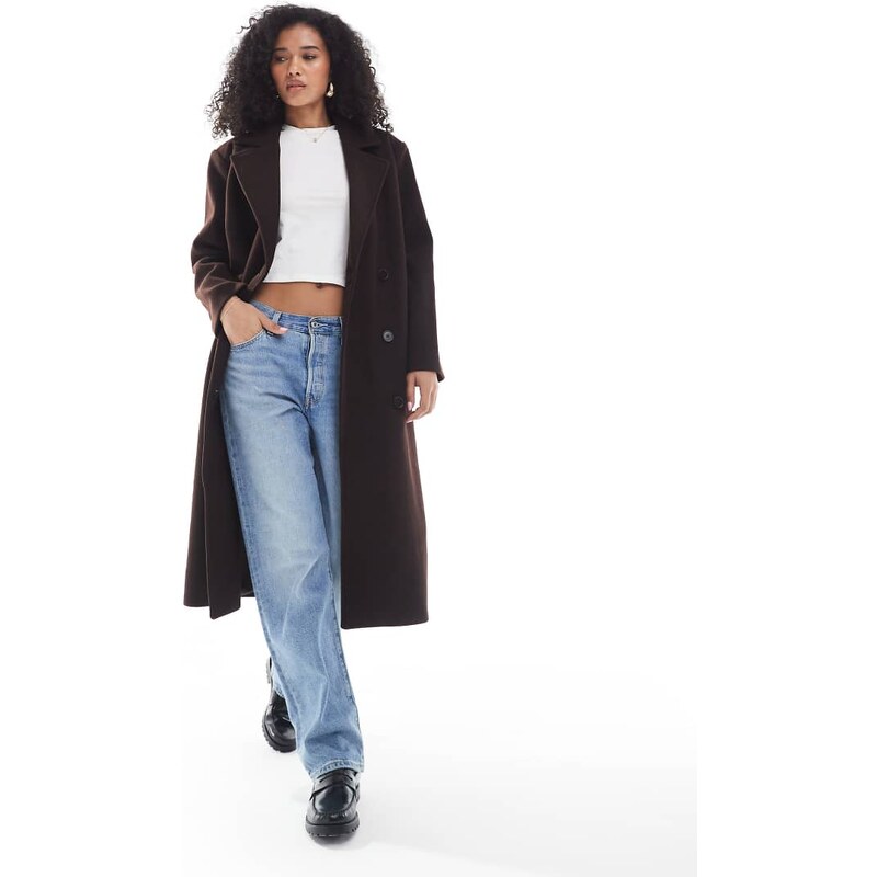 Cotton On harrison tailored coat in brown