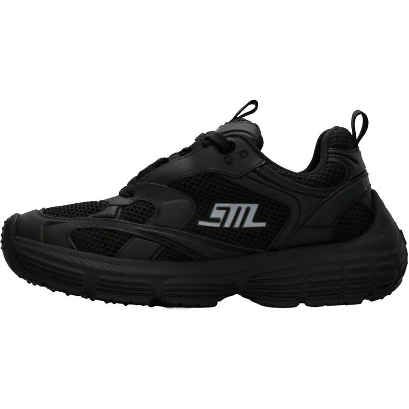STEVE MADDEN Tenisky Power 1 stříbrně šedá / černá