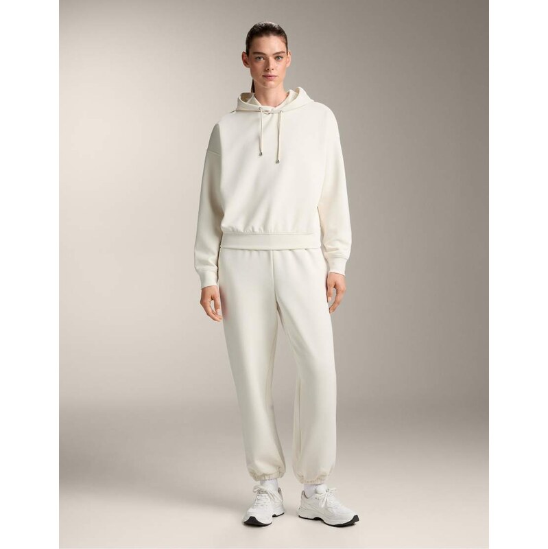 OYSHO Joggers with brushed modal in ecru-Neutral 108517875