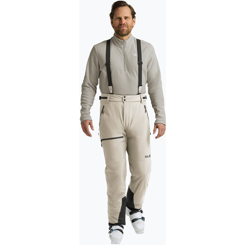 Pánské lyžařské kalhoty Jack Wolfskin Flowline Pro 2L Ins pale