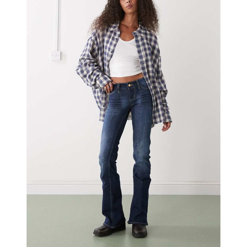Cheap Monday Booty Bei stretch low rise bootcut jeans in star