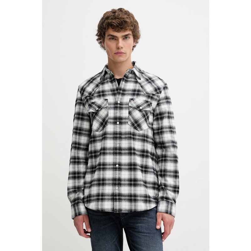 Tommy Jeans Bavlněná košile Tommy Jeans