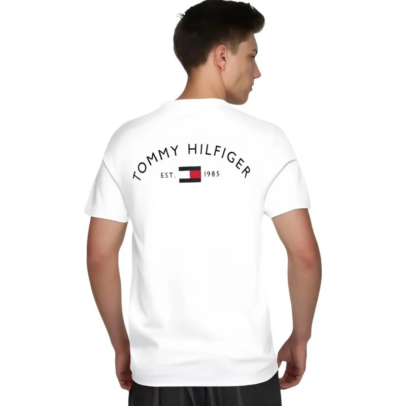 Pánské bílé triko Tommy Hilfiger M56415
