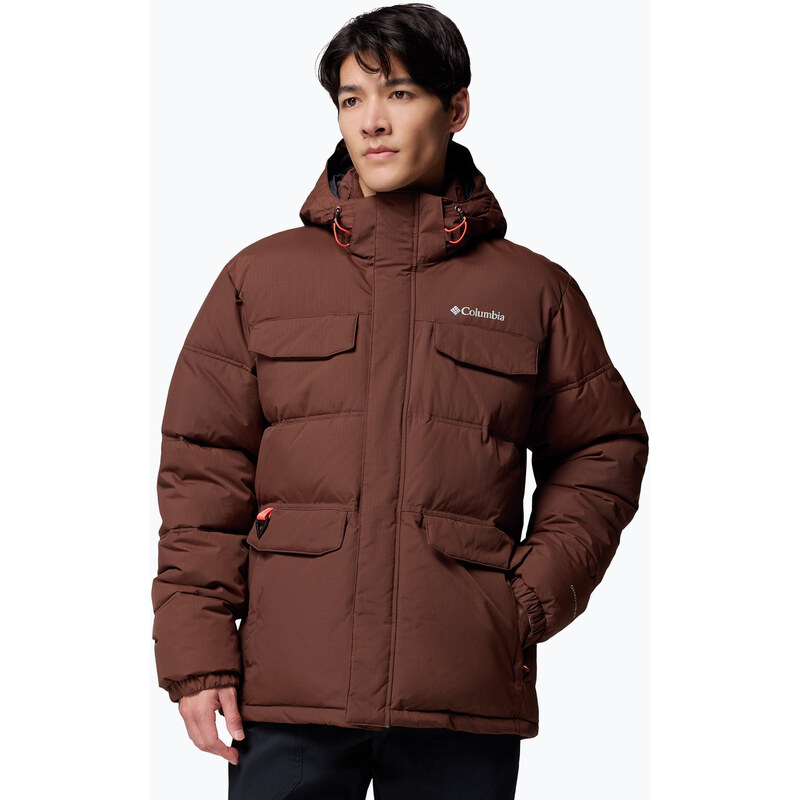 Pánská zateplená bunda Columbia Landroamer Puffer tobacco