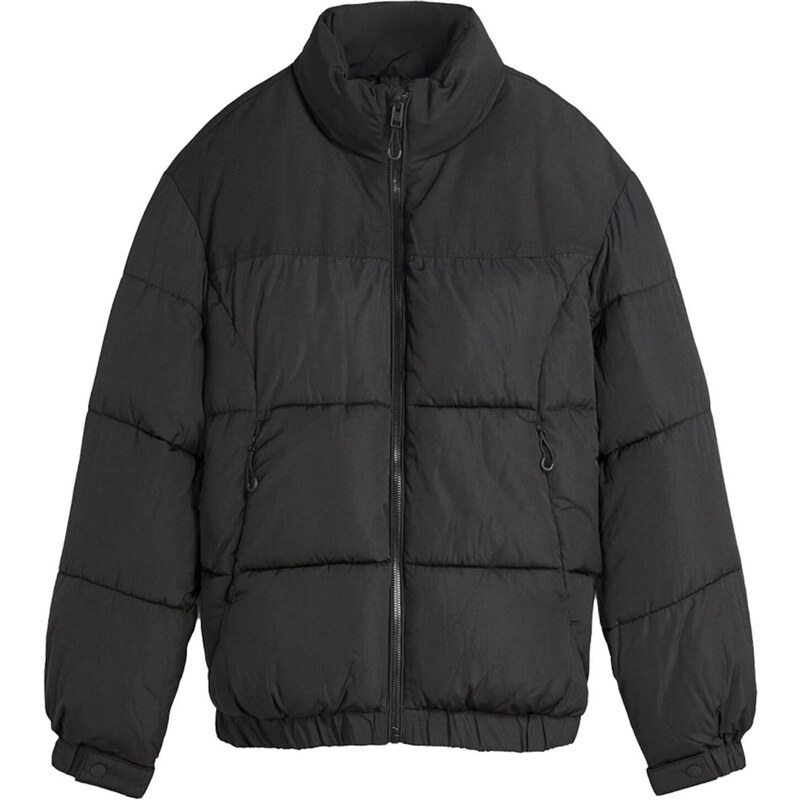 Bershka Zimní bunda černá