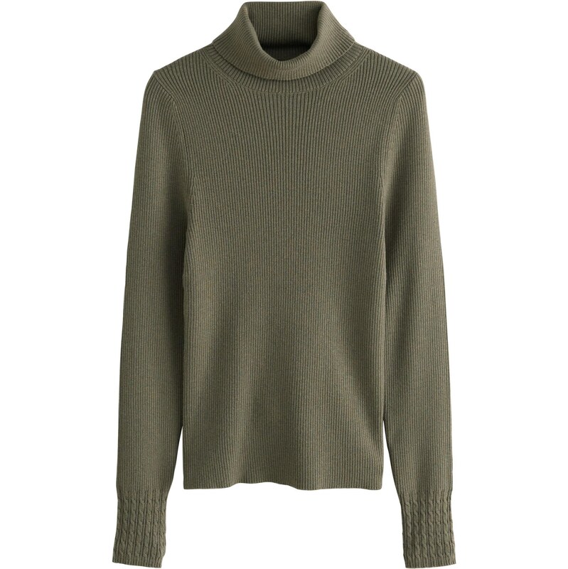 Next Svetr khaki 108778058