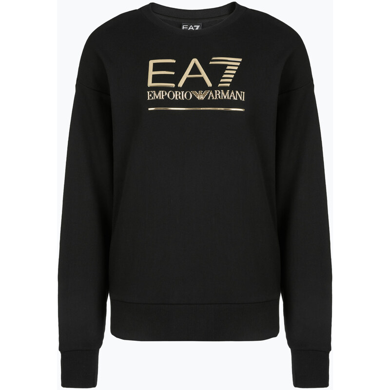 Pánská mikina EA7 Emporio Armani Train Visibility black / gold