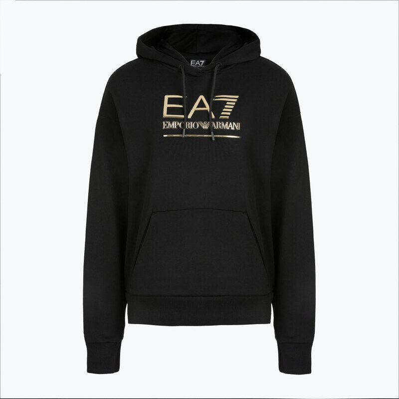 Pánská mikina EA7 Emporio Armani Train Visibility Hoodie black