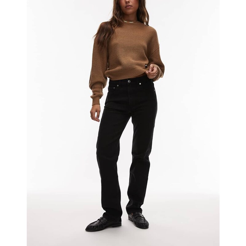 ARKET Jade stretch full length slim leg jeans in washed black 108527263