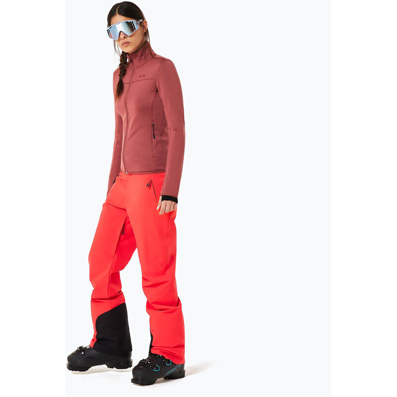 Dámské lyžařské kalhoty Oakley Canopy Insulated hibiscus red