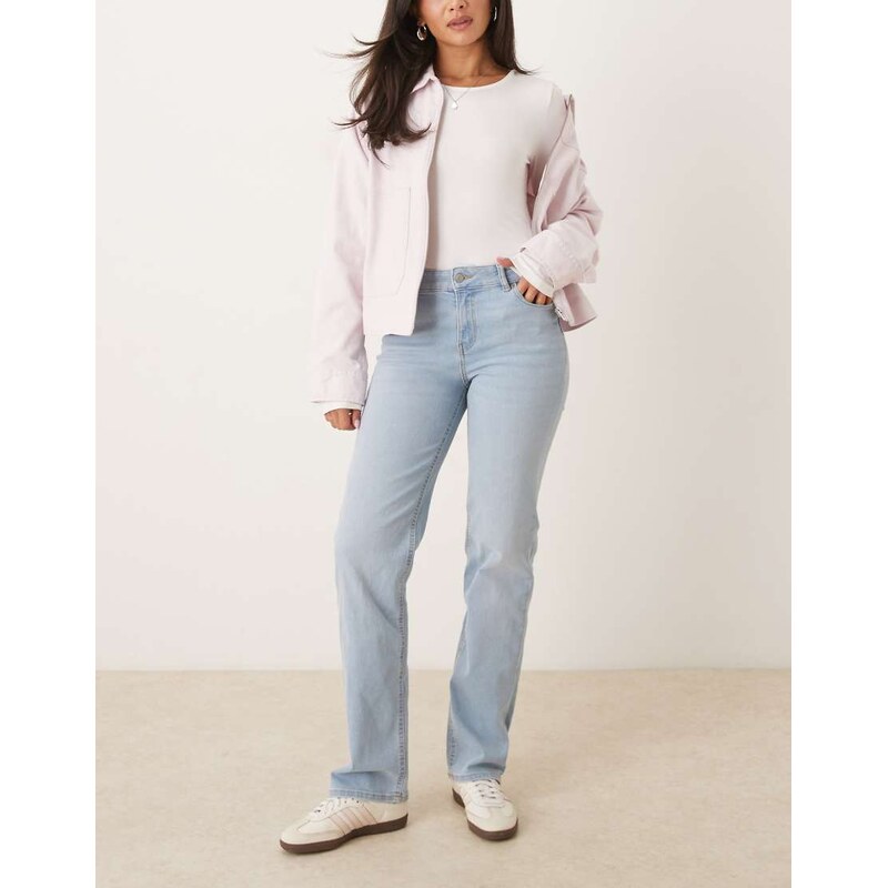 JJXX Nice slim straight jeans in light blue
