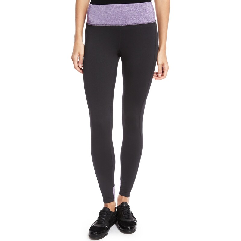 Marks and Spencer M&S Collection Active Performance Space-Dye Waistband Leggings