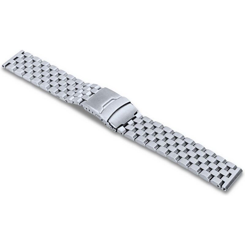 LAVVU Masivní stříbrný ocelový řemínek - 22 LS1BS22 115635379
