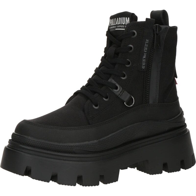 Palladium Šněrovací kozačky SQUAD černá