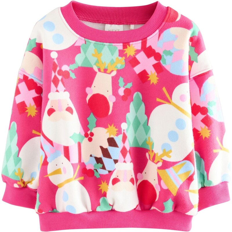 Next Mikina světlemodrá / žlutá / pink / bílá