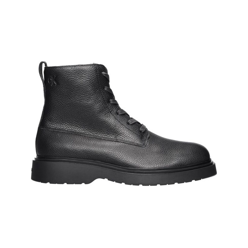 Calvin Klein COMBAT ESS LACE UP ZIP BOOT LTH Pánská kotníková