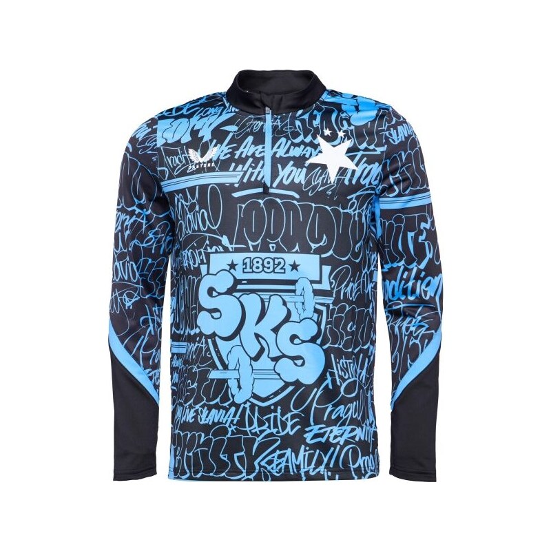 CASTORE SLAVIA PRAGUE PRE MATCH MIDLAYER TOP Pánský top