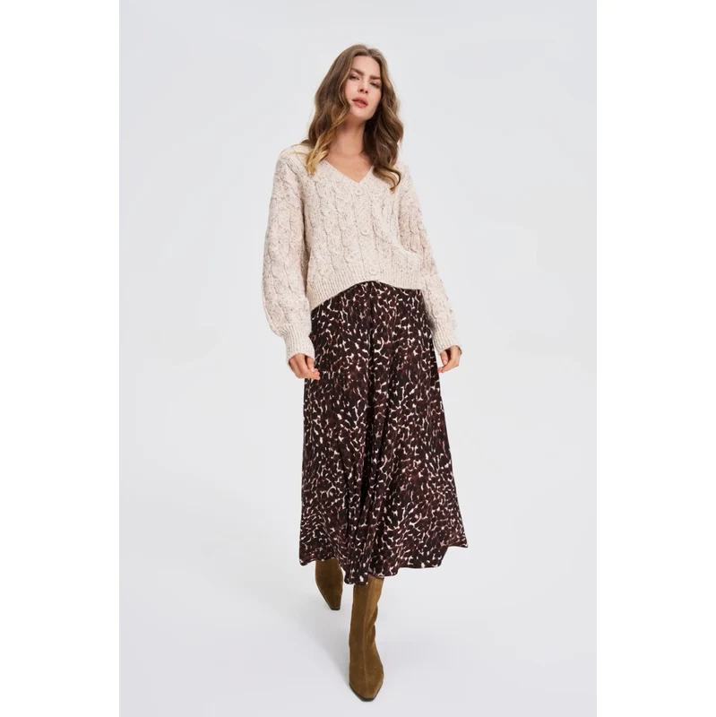 Marisse WOMENS SWEATER Z-SW-4802 L.BEIGE MEL