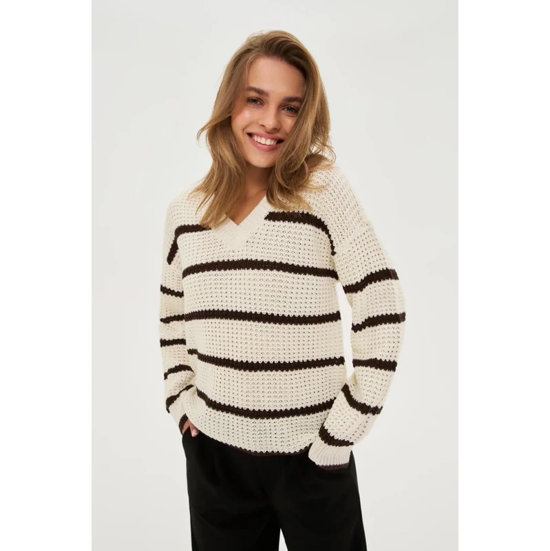 Marisse WOMENS SWEATER Z-SW-4810 OFF WHITE 108963726