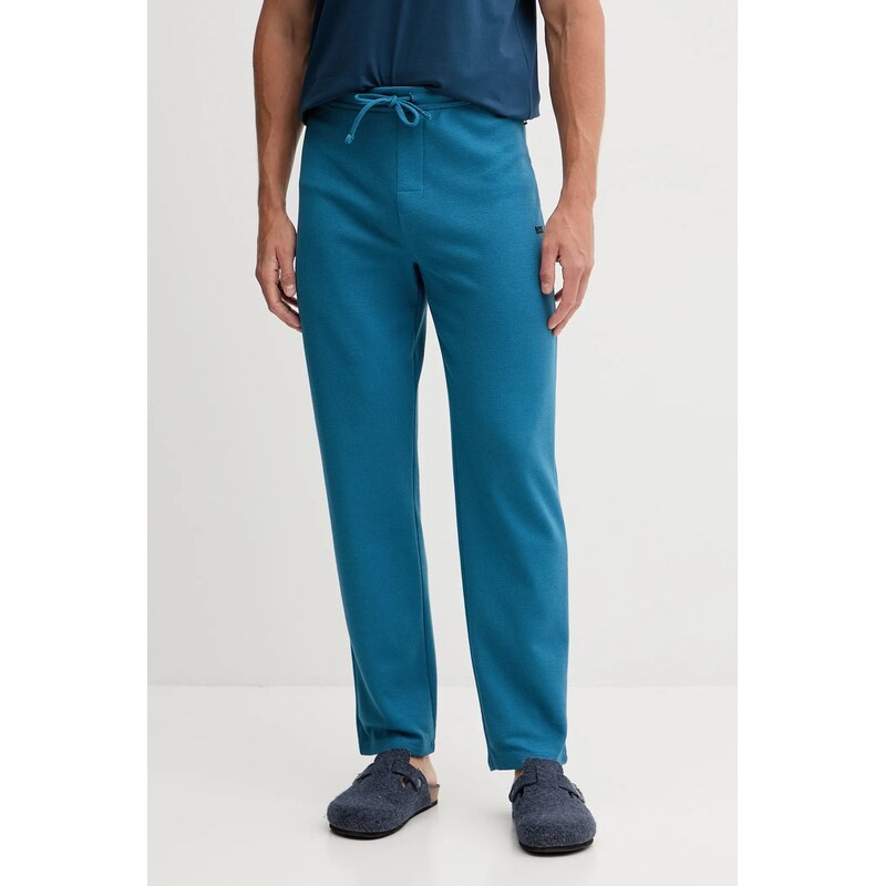 BOSS tepláky pánské s bavlnou Waffle Pants