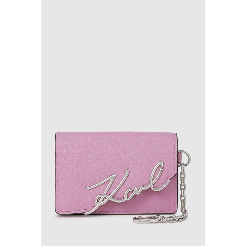Karl Lagerfeld Kožená peněženka Karl Lagerfeld K/SIGNATURE