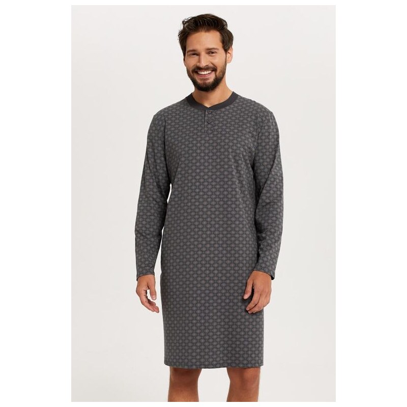 Italian Fashion Pánská noční košile Balmer šedá