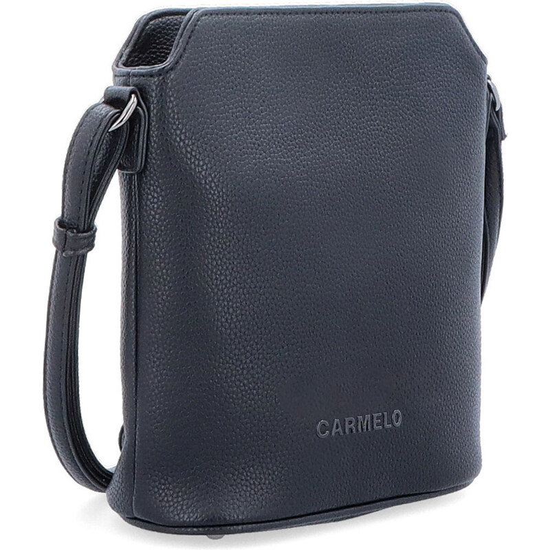 Kabelka ze syntetické kůže crossbody Carmelo černá 4277 C