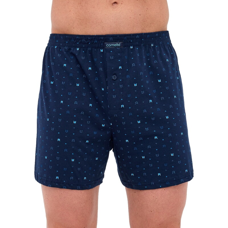 Pánské boxerky CORNETTE COMFORT 002/328 tmavě modrá