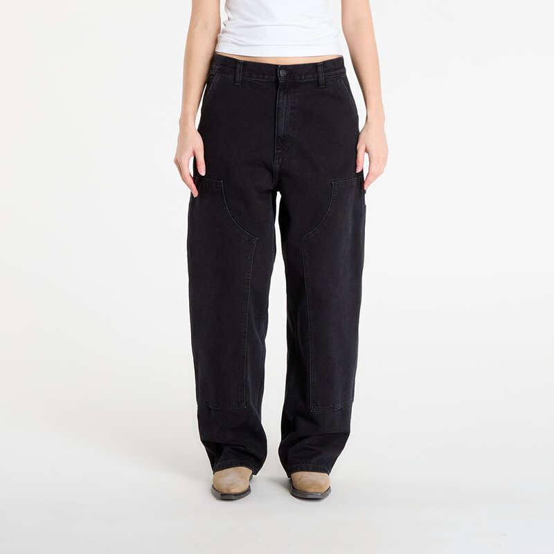 Kalhoty Carhartt WIP W Brandon Double Knee Pant Black Stone