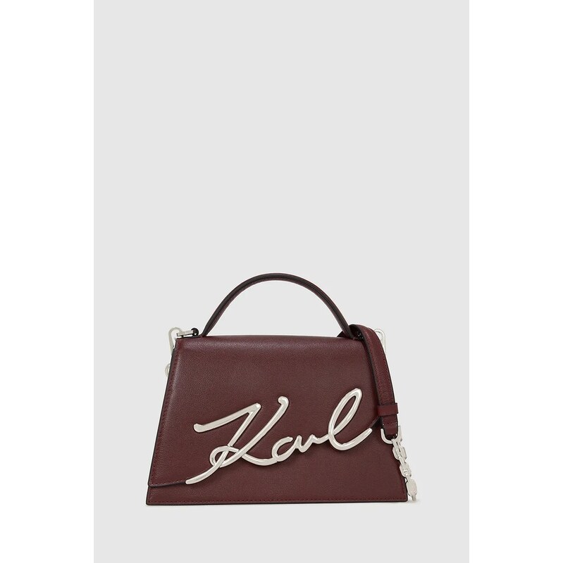 Karl Lagerfeld crossbody kabelka dámská kožená K/SIGNATURE