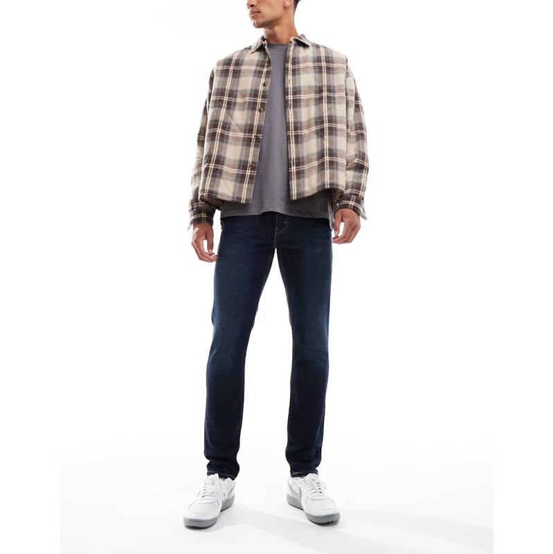 Levis 512 slim tapered jeans in dark wash-Navy
