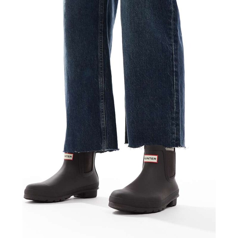 Hunter Original Chelsea boot in chocolate brown 108543280
