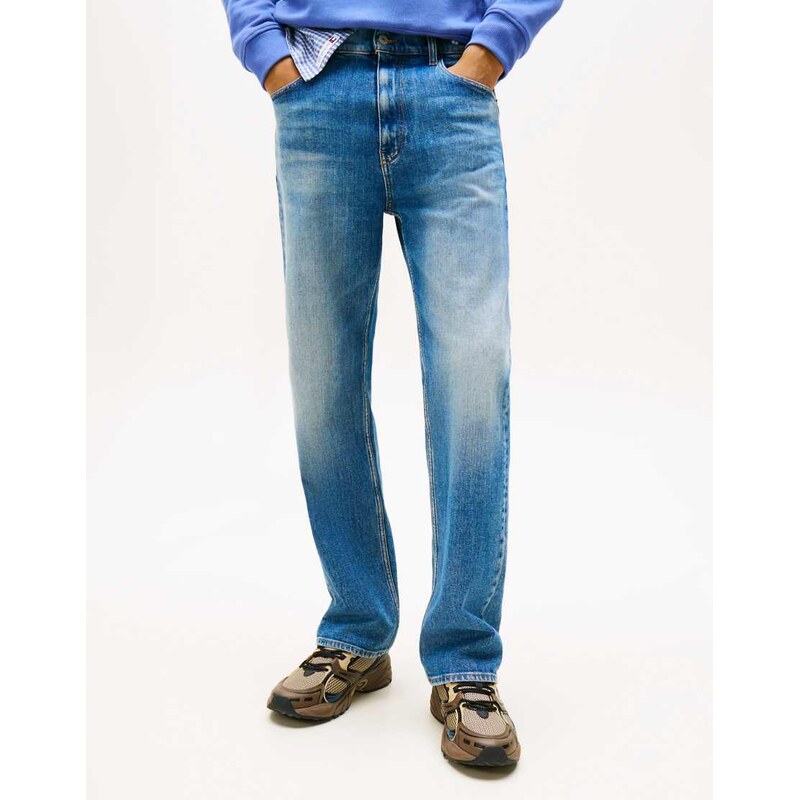 Tommy Jeans Otis regular straight jeans in medium wash-Blue