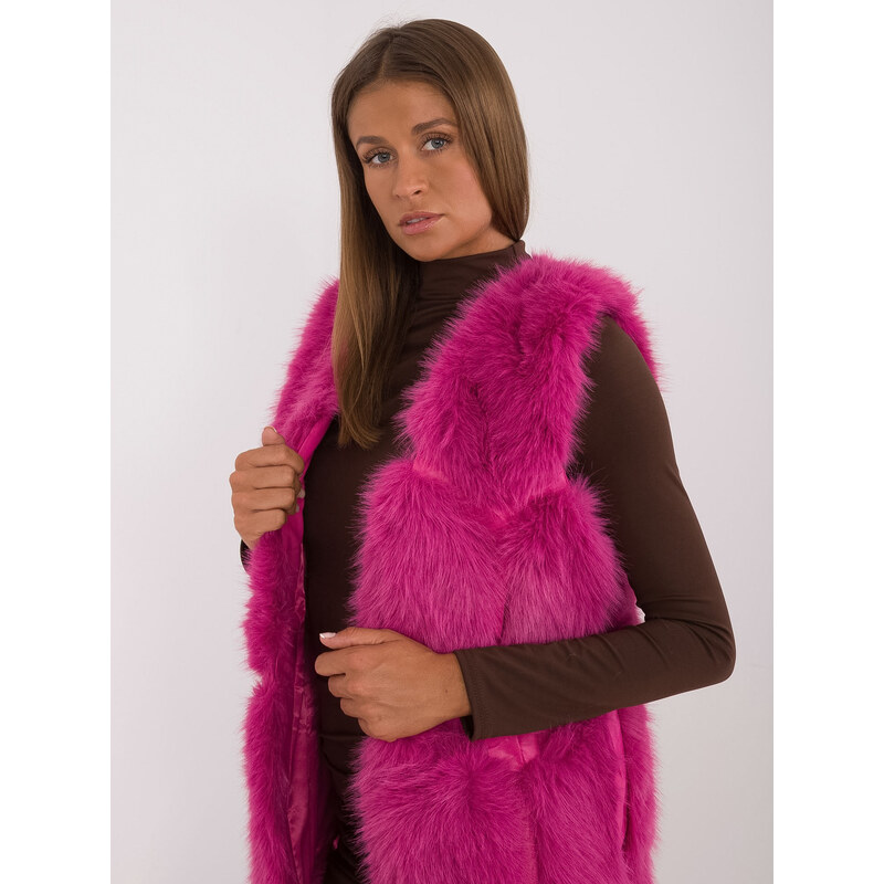 Wool Fashion Italia Dámská vesta -AT-KZ-2375.00P Wool 113639536