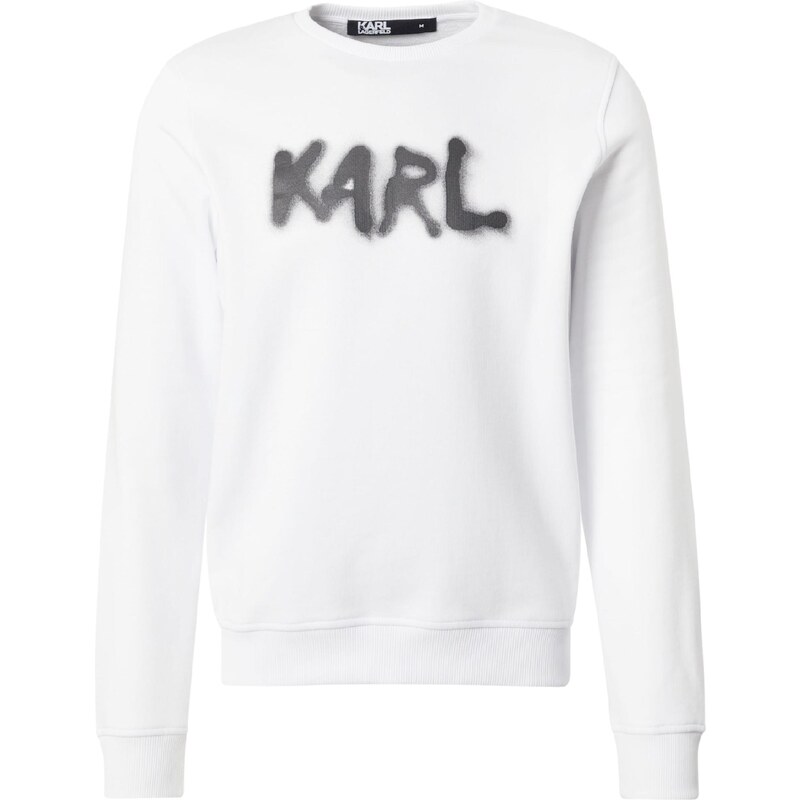Karl Lagerfeld Mikina černá / bílá