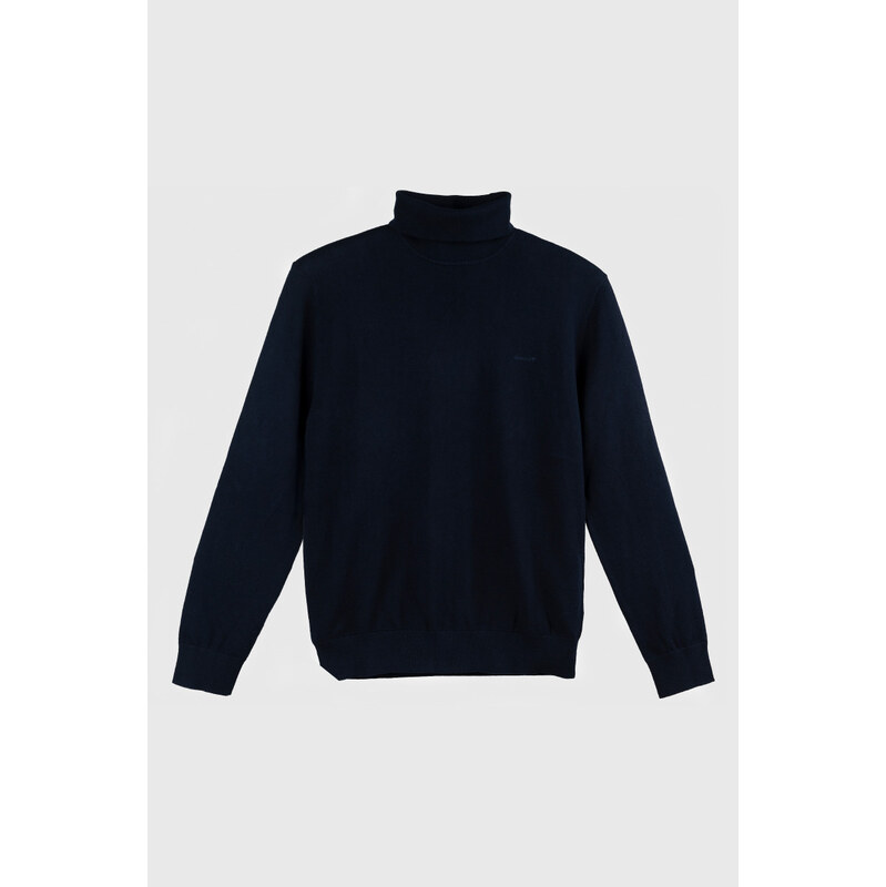 ROLÁK GANT COTTON CASHMERE TURTLENECK EVENING BLUE