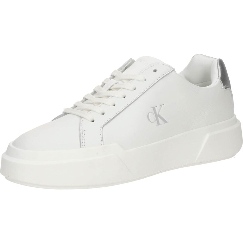Calvin Klein Tenisky Silver Tab Chunky šedá / bílá