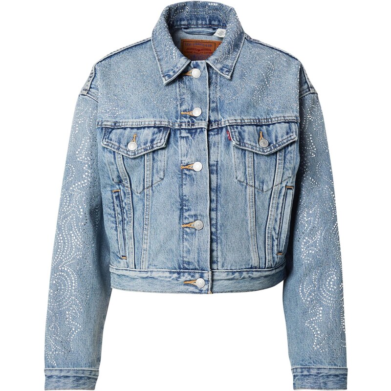 LEVIS  Přechodná bunda SBEYONCÉ x Levi’s modrá džínovina