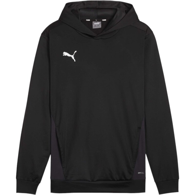 PUMA Sportovní mikina TeamGoal tmavě fialová / černá / bílá