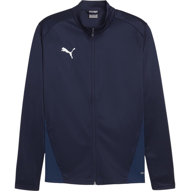 PUMA Sportovní bunda Team Goal marine modrá / námořnická modř /