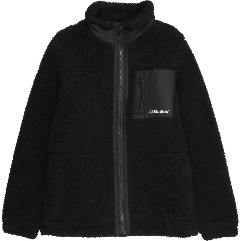 Jack & Jones Junior Přechodná bunda JJESOHO černá / černá