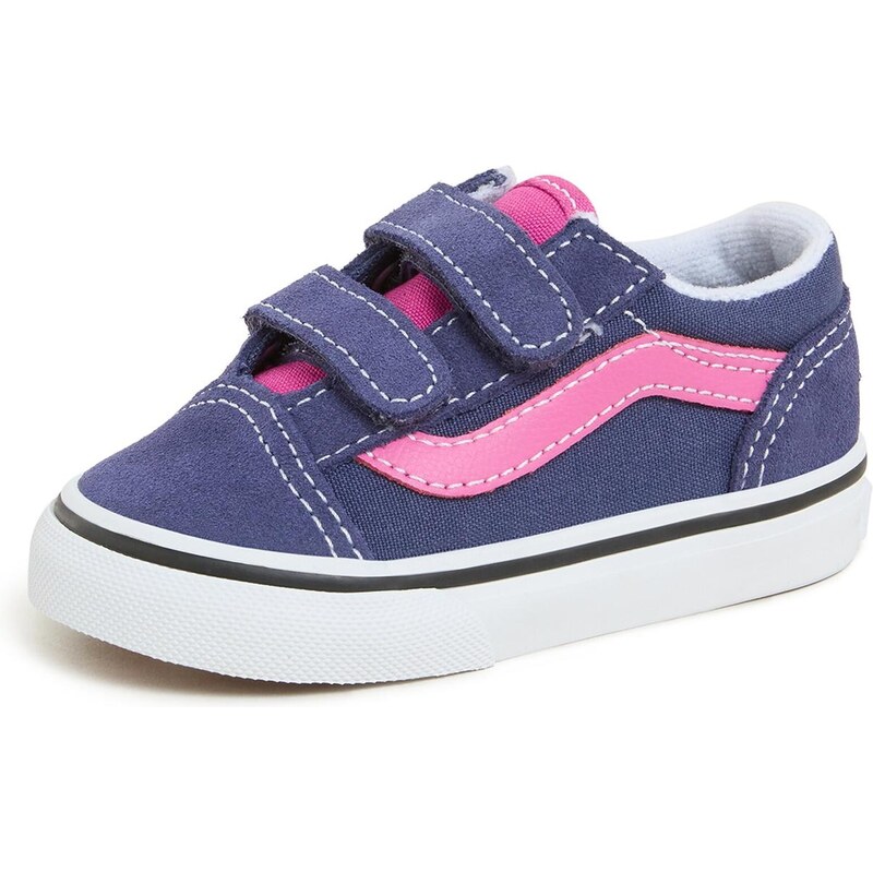 VANS Tenisky Old Skool Hook And Loop marine modrá / světle