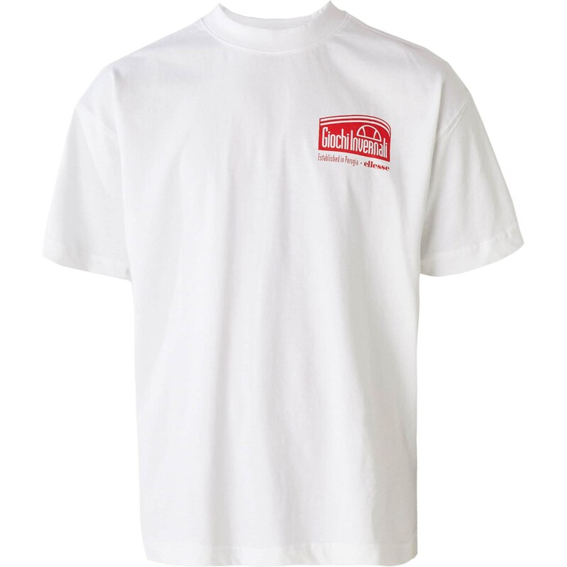 ELLESSE Tričko T1 červená / bílá