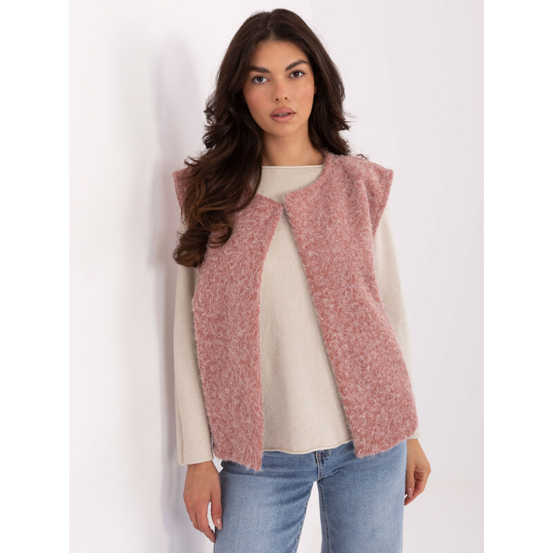 RUE PARIS Vest-IT-KZ-FL9622.29P-Dark Pink