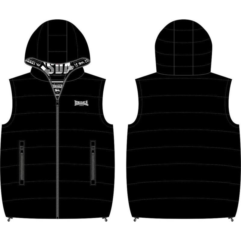 Lonsdale Men's hooded vest regular fit