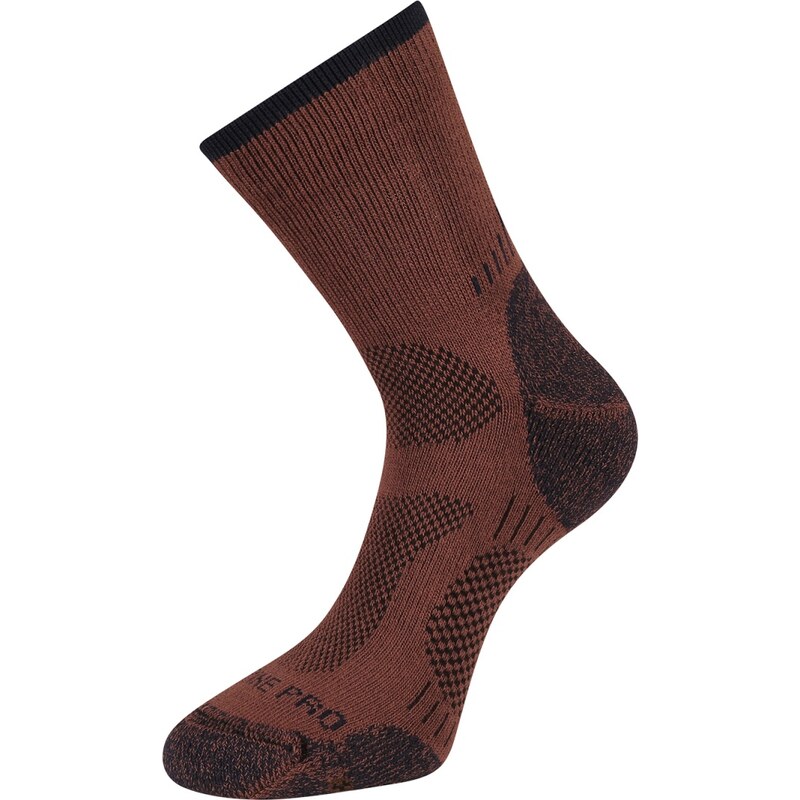 Unisex ponožky ALPINE PRO KEROWE hnědá 108213764