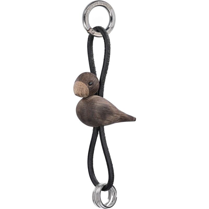 Kay Bojesen Dřevěná klíčenka Bird Black