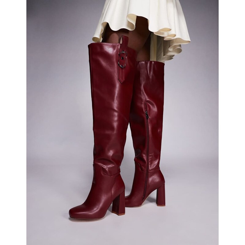 SIMMI Shoes Simmi London Harrieta heeled over the knee boots in 109380918